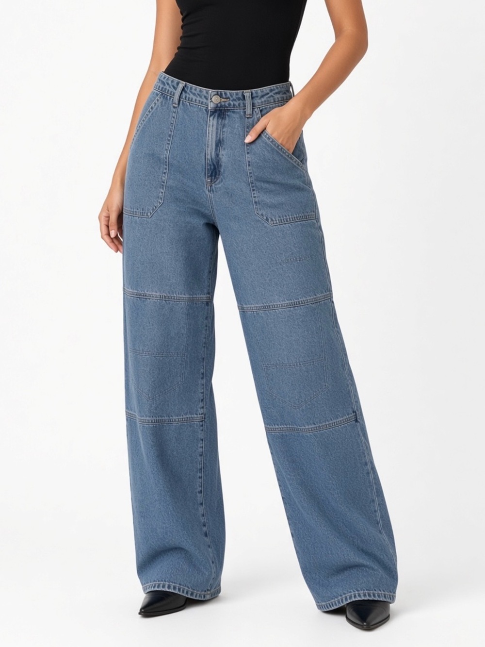 Princess Polly light wash jeans